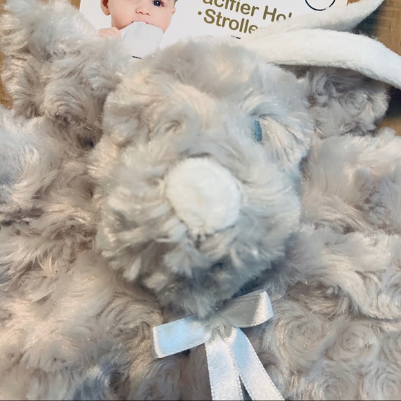 Blankets and Beyond Other Blankets Beyond Gray Dog Lovey Blanket